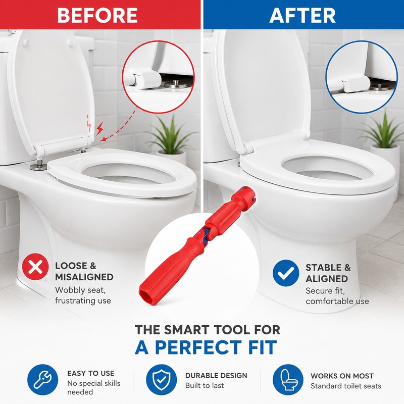 Toilet Seat Wrench for Installation & Removal – Portable 10/13/17
