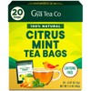 Gya Tea Co Citrus Mint Herbal Tea Bags (20 Bags)