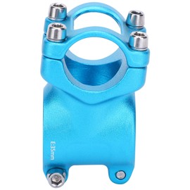 25.4x35mm LUNJE Aluminium Alloy Hollow Bicycle Short Handlebar Stem Children Bike CyclingBlue
