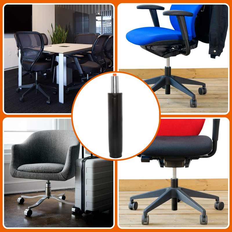 Homend Black Office Chair Gas Lift Cylinder Replacement Universal Size