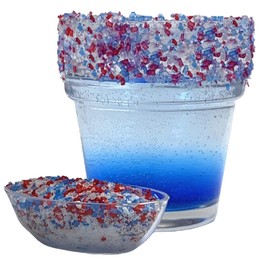 Snowy River 4th July Cocktail Salt Blend - All Natural Rimming Salt for Margaritas & Cocktails, Culinary & Decorative Salt with Sweet & Savory Overtones (1lb Bag)