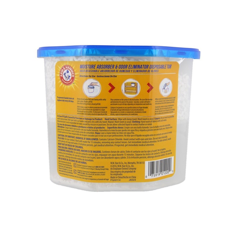 Arm & Hammer Moisture Absorber & Odor Eliminator 14oz Tub,