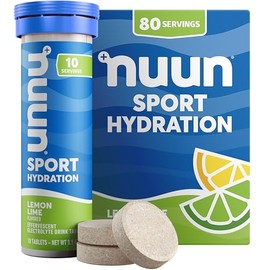 Nuun Sport Hidratación Limón-Lima 55 g, 8 Tubos