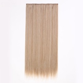 Ash Blonde Clip-In Hair Extension Sleek Straight Luxury