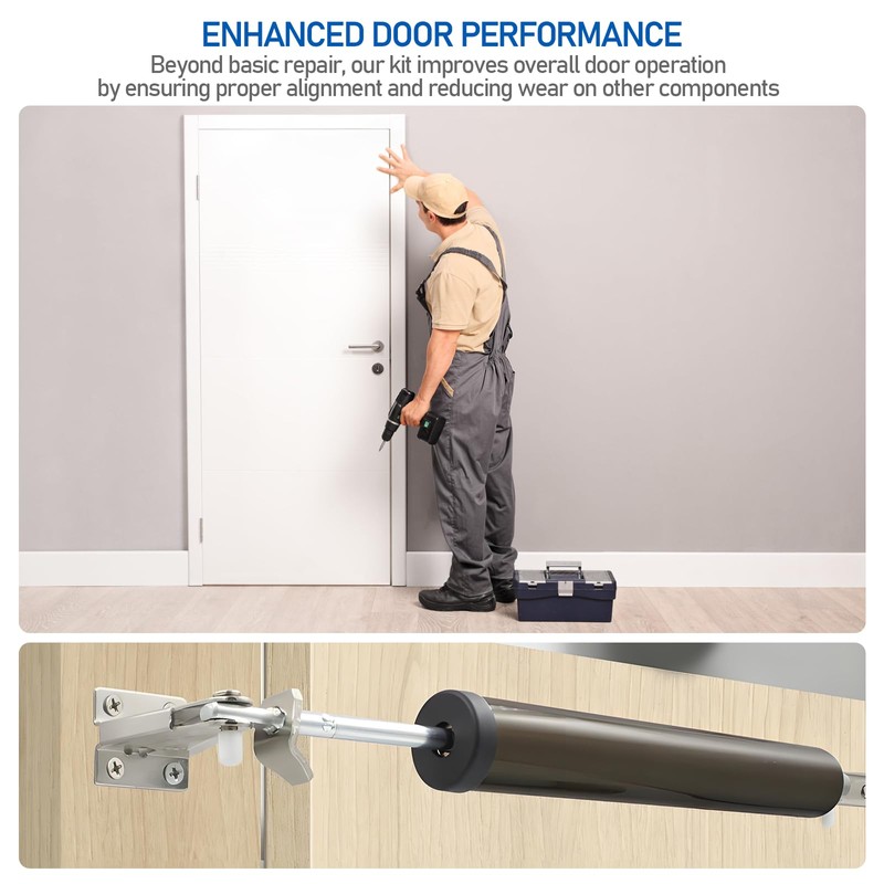 KIBBEH 10 Pack Heavy Door Closer Repair Kit, Include 8
