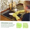 KOMBIUDA 1 Pair Winter Dish Washing Gloves with Thermal Lining