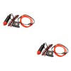 iplusmile 2pcs Red Led El Wire Light Strip for Car