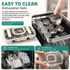 Snackle Box Container 304 Stainless Steel 8 Compartment