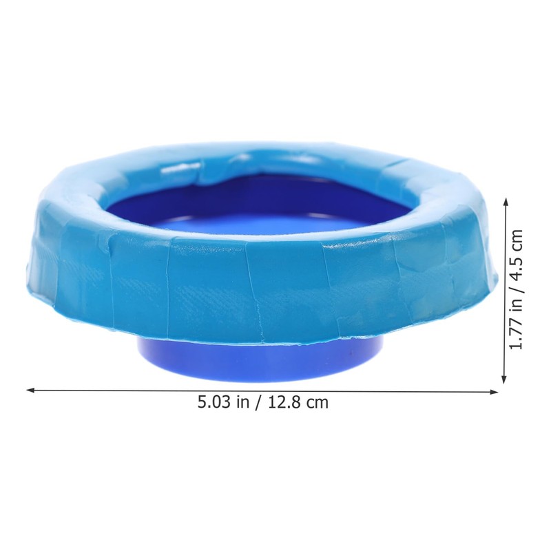 OSALADI Toilet Bowl Seal Bathroom Toilet Bowl Gasket Material Easy