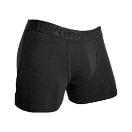 Rounderbum | Mens Underwear - Mens Boxer Briefs Black Size L | Boxer with Butt Enhancing Pads – Body Shaper Underwear | Round Bum Effect - Removable Pads - Shapewear