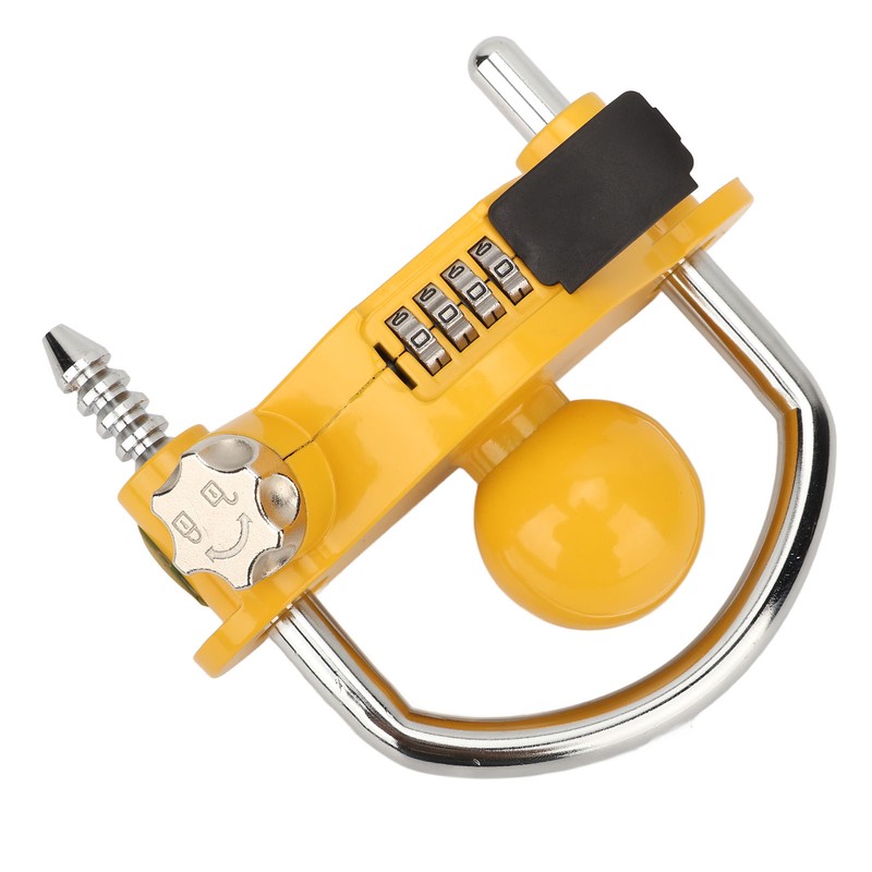 Trailer Coupler Lock Universal Hitch Lock U Shaped Combination Lock