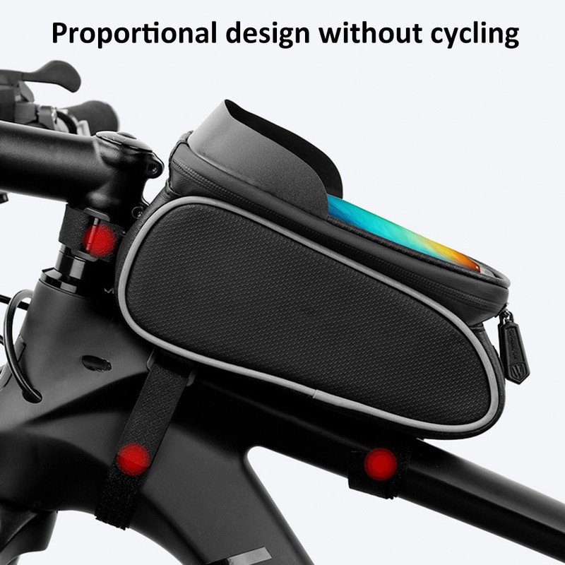 Bike Frame Bag Splash Proof Bike Pouch Bag Touch Screen