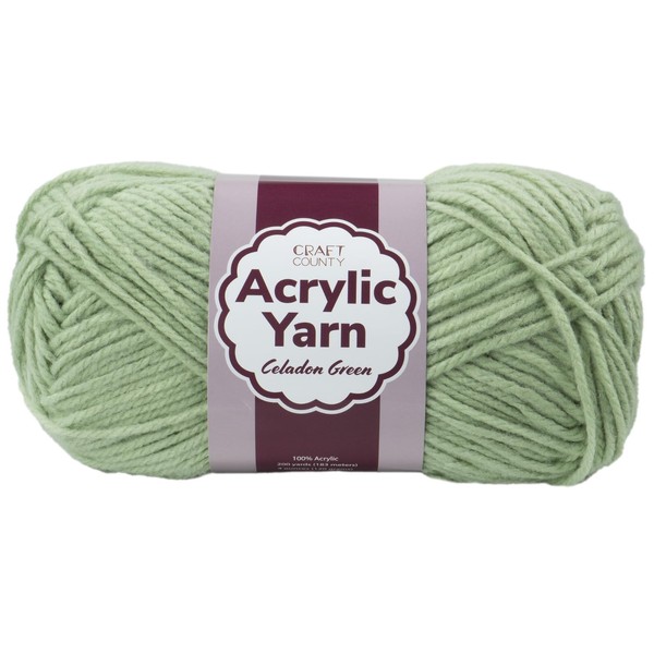 Craft County Medium 4 Acrylic Yarn – 200 Yards of