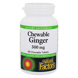 Chewable Ginger Natural Factors 90 Tabs