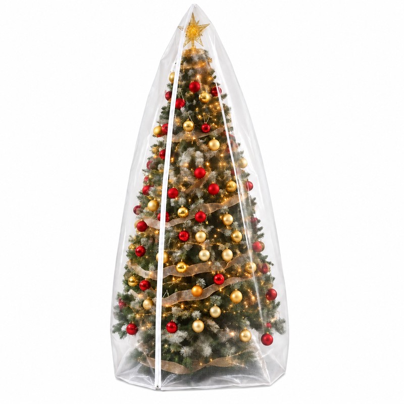Transparent Christmas Tree Storage Bag for Artificial Trees – Thick