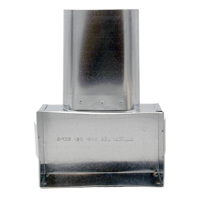 HVAC Premium Oval Stack Head 7" Throat Duct Fitting |
