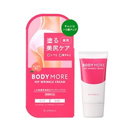 Body More Hip Wrinkle Cream, 1.1 oz (30 g), Medicated Wrinkle Reducing Cream, Peach Scent, Quasi-Drug