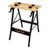 POWERTEC Portable Small Workbench with Vise, Imprinted Ruler and Protractor