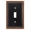 Franklin Brass W35058-VBC-C Classic Beaded single Toggle Switch Wall Plate