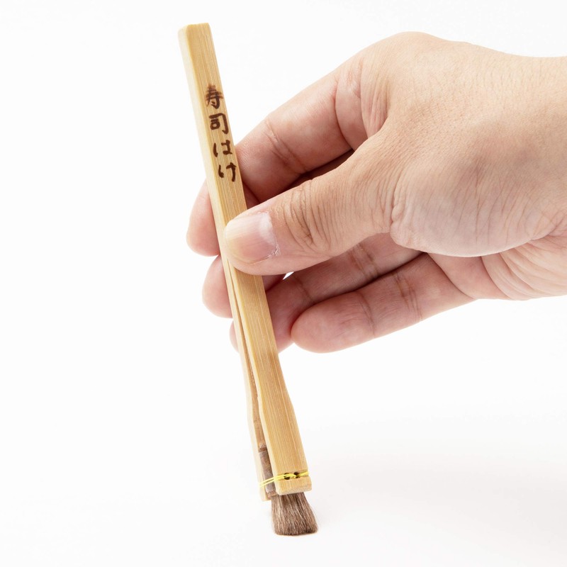Endoshoji BHK7501 Brush, Commercial Use, Bamboo Handle, Sushi Brush (Horse