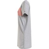 Tommy Jeans Women Nightshirt Oversize Nightdress Stretch Cotton, Grey (Ice