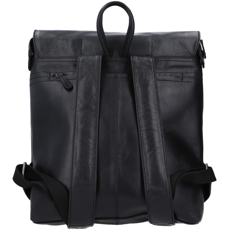 Gusti Kieran Leather Messenger Backpack with Zip and Buckle Anti-Theft