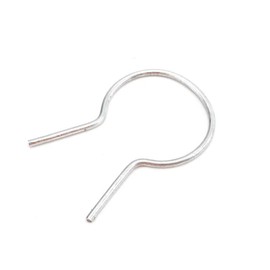 EZ Twist 2" (1 7/8" OD) x 9 Gauge Preformed Galvanized Steel Fence Ties - (100 Pack)