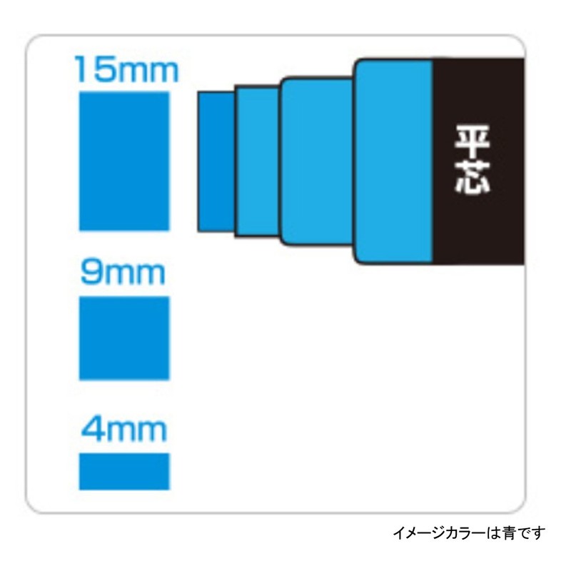 Lei May Fujii board fluorescent marker thick red LBM482R (japan