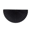 Memorial Pleated Fan - Indoor/Outdoor Black Bunting, Mourning and Holiday