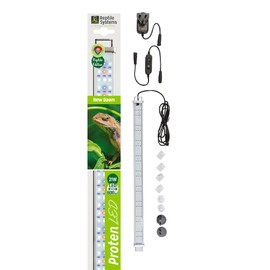 Reptile Systems Proten New Dawn LED Lamp: 6500K, 21watt, 24-36 inches. Full Spectrum LED Luminaire Lighting for Natural Plant Growth in Terrariums, Vivariums, Hydroponics & Aquaponics