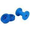 3pcs Trailer Bow Stop Roller Blue PVC Keel Roller Wear