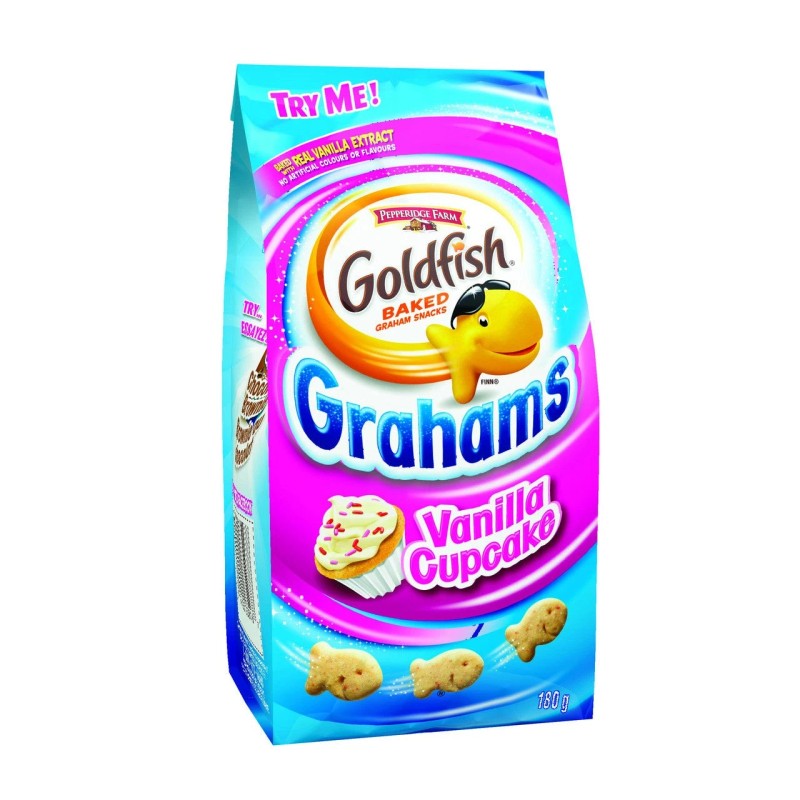 Campbell's Pepperidge Farm Goldfish Vanilla Cupcake Grahams, 180g/6.3 oz