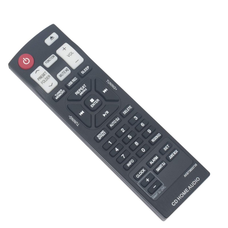 AKB73655738 Replacement Remote Control fit for LG Mini Hi-fi System
