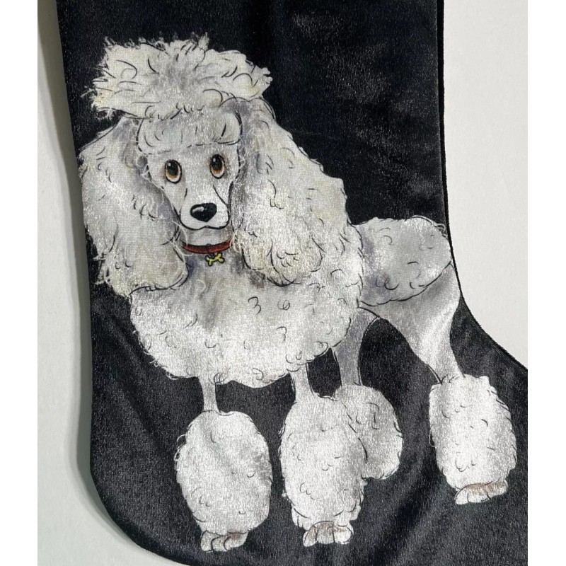 ASPCA White Poodle Christmas Stocking ASPCA New With Tag Dog
