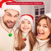 60 Pieces Christmas Bell Necklaces Christmas Holiday Necklaces for Christmas