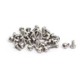 sourcing map 40pcs M2 x 4 mm 304 Stainless Steel Torx Flat Head Screws Bolts Fixings