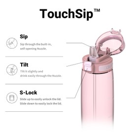 Super Sparrow Water Bottle - 1L - BPA-Free, Non-Toxic, Eco-Friendly Tritan Co-Polyester - Straw Water Bottles for Sports, Outdoors, Camping