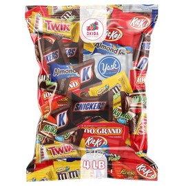 Assorted Chocolate Variety Pack - Individually Wrapped Party Chocolate Assortment (4 LB)