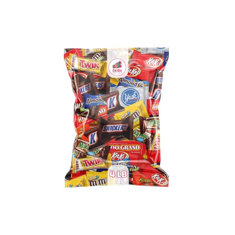 Assorted Chocolate Variety Pack - Individually Wrapped Party Chocolate Assortment
