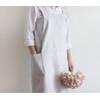 BBYBBS Japanese Style X Shape Cotton Linen Apron Beige Linen