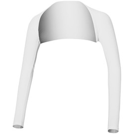 ThreeH Cooling Shawl Arm Sleeve Sun Protection UV Resistant Women's Tops for Golf Riding Driving, White