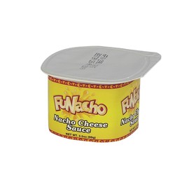 FUNacho Nacho Cheese Sauce | Delicious Cheese Dip | Perfect Condiment for Nachos, Hot Dogs, Pretzels and Cheese Fries | Gluten Free Queso De Nachos - (48 Count/ 3.5 oz each)