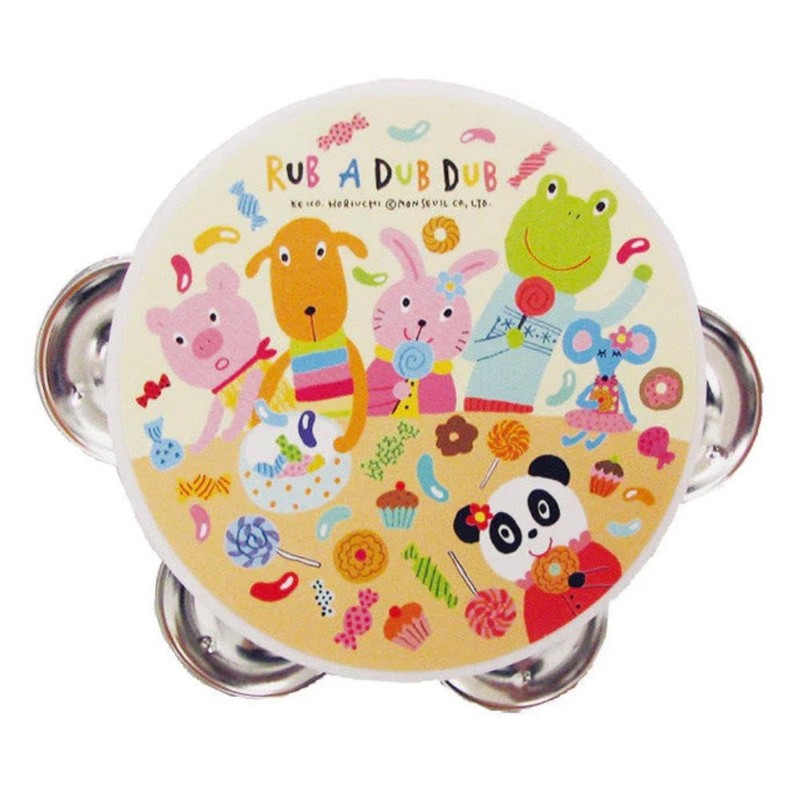 Monsueil Love Dab Dub R. Mini Tambourine Blue 31019