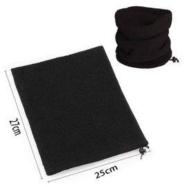 HUIKKJP Neck Warmer, Head Cover, Fleece, Cold Protection, Sports, Lightweight, Adjustable Cord, Motorcycle, Bicycle, Windproof, Dustproof, For Outdoor Activities, Multi-functional, Elastic Unisex
