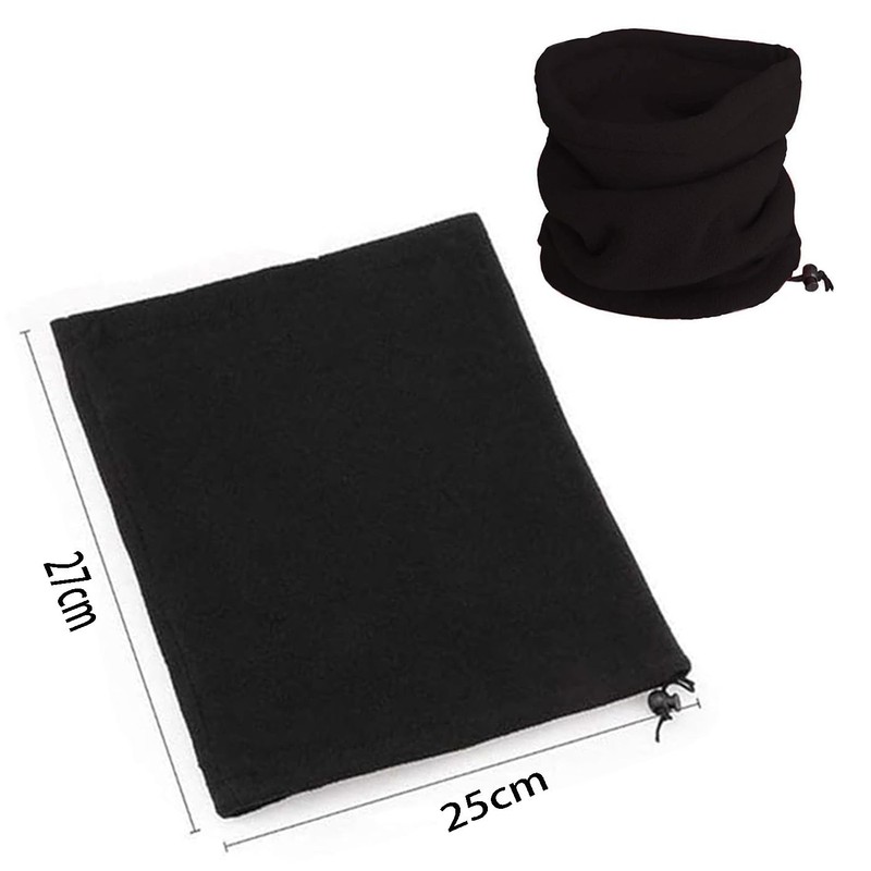 HUIKKJP Neck Warmer, Head Cover, Fleece, Cold Protection, Sports, Lightweight,