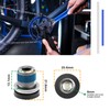 ECSiNG 4PCS Bicycle Crank Arm Bolts E-Bike M15 ISIS Crank
