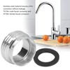 2 Sets Faucet Adapter Straight Thread 15/16in Male 27/32in Female