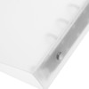 FOMIYES PP Frosted Translucent A5-6 Ring Binder Set of 2