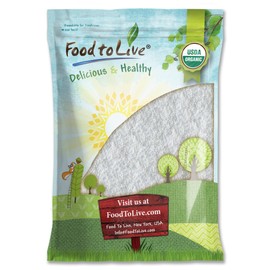Food to Live Organic Fine Shredded Coconut, 4 Pounds – Non-GMO, Raw, Unsweetened, Unsulfured, Desiccated, Shaved Meat. Vegan, Keto, Kosher, Bulk, Great for Baking. A Good Source of Fiber, Protein
