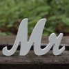 Amajoy Mr & Mrs Wooden Letters Wedding Table Decoration Available